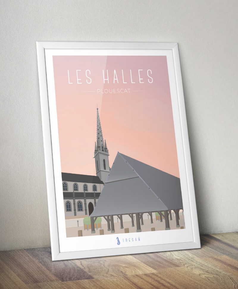 affiche les halles de plouescat
