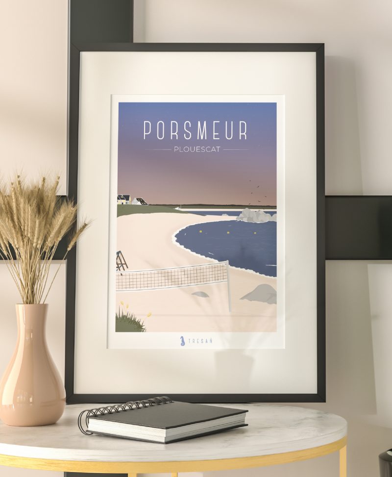 affiche de porsmeur à plouescat