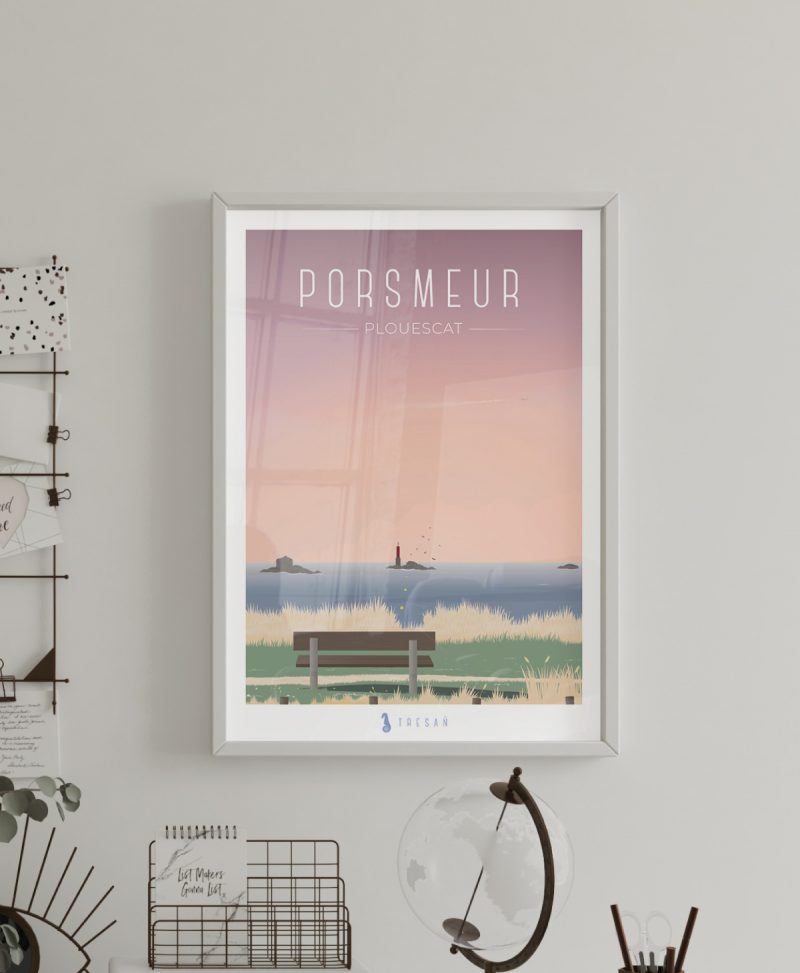 affiche de porsmeur à plouescat