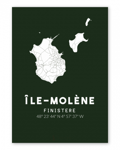 Carte de Molène